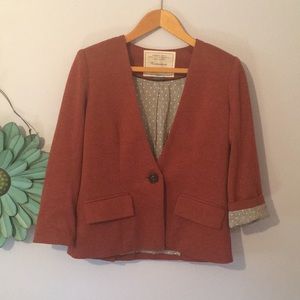 Anthropologie Cartonnier Rust colores blazer